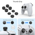 JYS JYS-P5151 For PS5 12 In 1 Handle Charger + Rocker Cap + Privacy Cover + Silicone Cover + Bracket Set, JYS-P5151