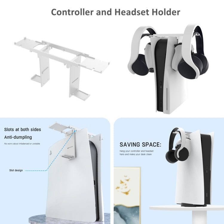 JYS JYS-P5151 For PS5 12 In 1 Handle Charger + Rocker Cap + Privacy Cover + Silicone Cover + Bracket Set, JYS-P5151