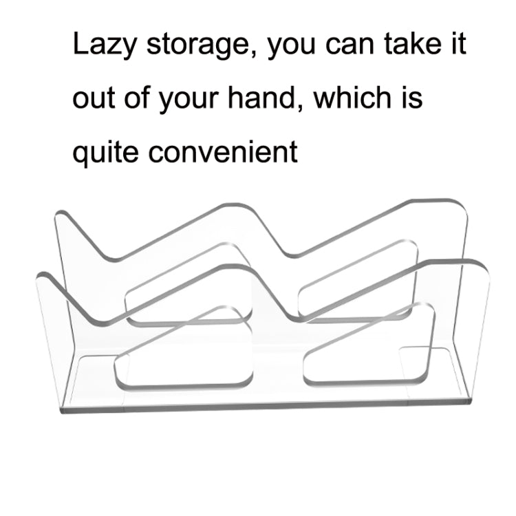 IPLAY HBX-433 Gamepad Transparent Desktop Display Stand For PS4 / PS5 / PS3 / Xbox / Switch, HBX-433