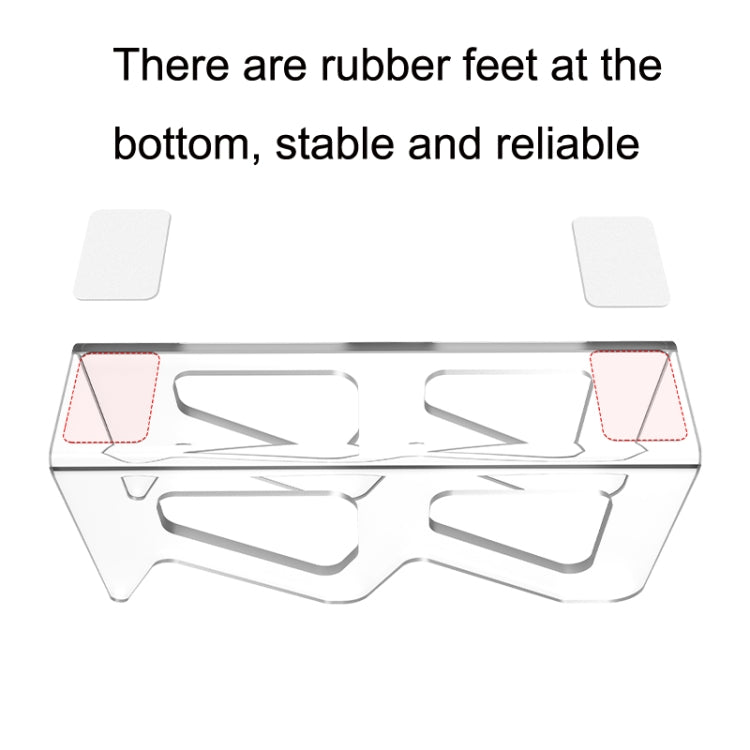 IPLAY HBX-433 Gamepad Transparent Desktop Display Stand For PS4 / PS5 / PS3 / Xbox / Switch, HBX-433