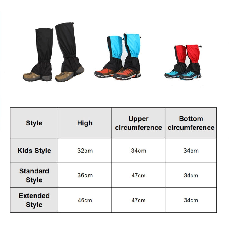 Outdoor Snow Desert Sand-proof Waterproof Foot Cover, Spec:, Standard (Red), Standard (Rose Red), Standard (Sky Blue), Standard (Royal Blue), Standard (Orange), Standard (Black), Standard (Green), Extended (Royal Blue), Extended (Orange), Extended (Red...