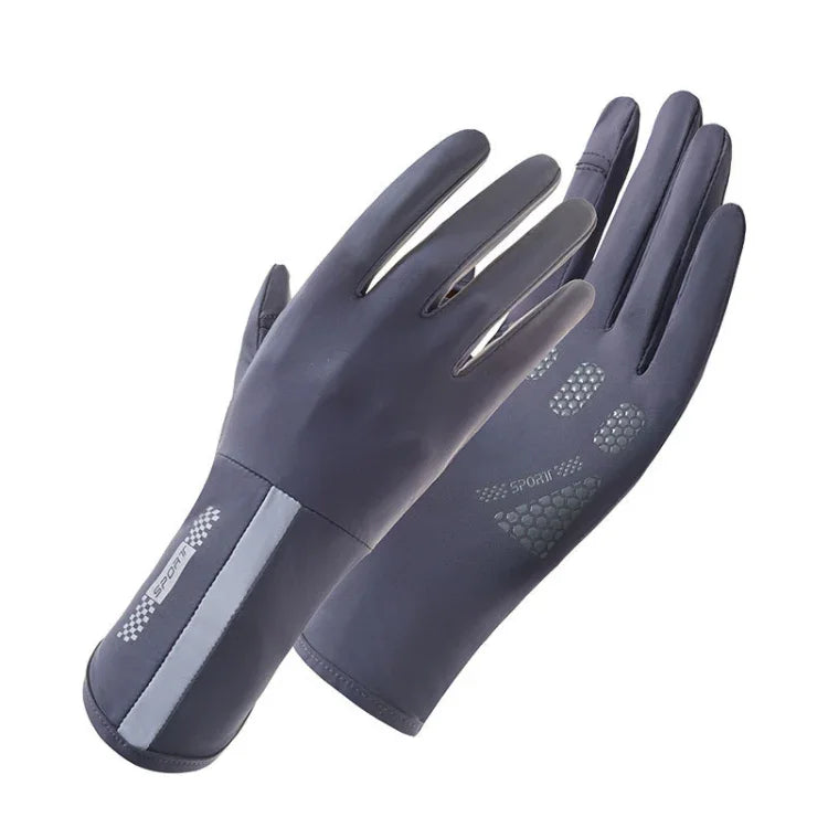 1 Pair XC-14 Riding Driving Sunscreen Anti-UV Fingerless Ice Silk Gloves, Style:, Honeycomb (Purple), Honeycomb (Pink), Honeycomb (Yellow), Honeycomb (Gray), Honeycomb (Black), Honeycomb (Dark Gray), Line (Purple), Line (Dark Gray), Line (Light Gray)  ...