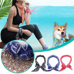 3 PCS Summer Cooling Bandana Neck Wraps Scarf For Women Men Kids Pet, Black Leaves, Blue Leaves, Red Leaves, Green Leaves, Yellow Leaves, Yellow Bottom Bear, Blue Bottom Bear, White Bottom Bear, Blue Bottom Cat, Pink Bottom Cat, King of Forest         ...