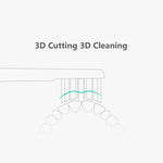 2 PCS Achor Free Tufting Electric Toothbrush Head for Usmile, White, Pink