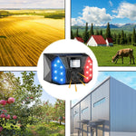 RC-711 Solar Outdoor Orchard Fish Pond Anti-theft Human Body Infrared Alarm