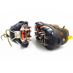 1 Pair  18 Large Spikes Crampons Outdoor Winter Walk Ice Fishing Snow Shoe Spikes,Size:, M Black, L Black, M Orange, L Orange