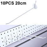 10 PCS Jewelry Accessories Display Orifice Plate Spray Hook, Length:, 5cm, 10cm, 15cm, 20cm