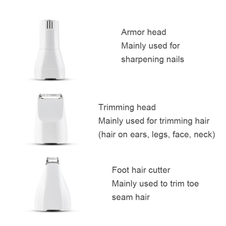 Pet USB Electric Shaver Dog Hair Trimming Nail Polisher, Nail Polisher