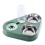 Dog Cat Triangle Automatic Drinking Water Bowl Pet Supplies, Size:, Small, Large