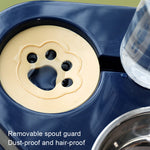 Dog Cat Triangle Automatic Drinking Water Bowl Pet Supplies, Size:, Small, Large