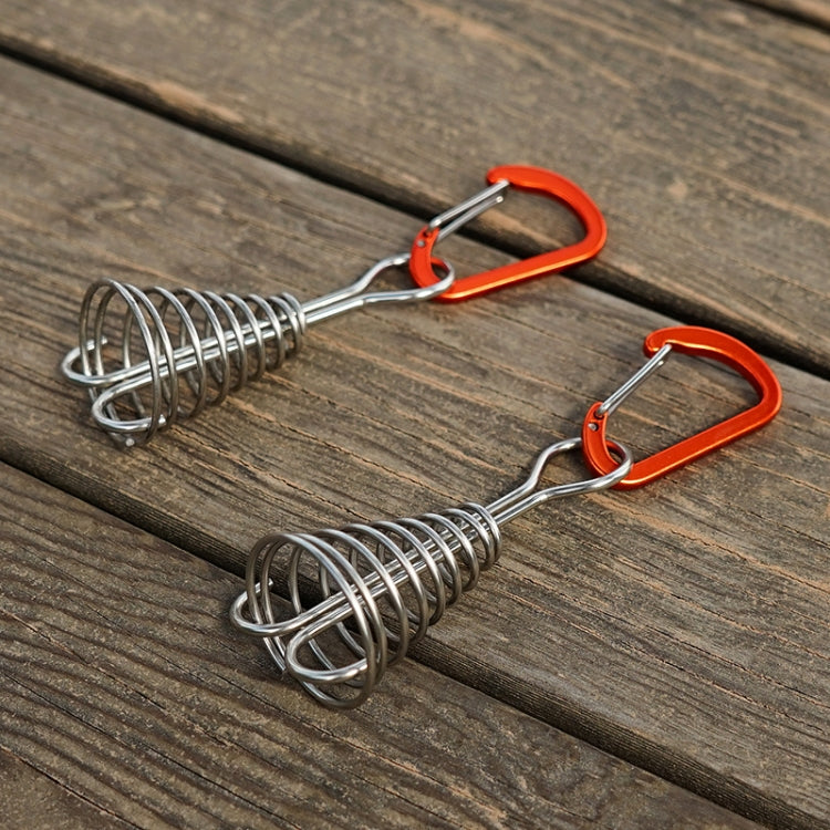 Outdoor Barracks Octopus Buckle Camping Deck Nail Stainless Steel Fixed Tent Rope Buckle, Octopus Buckle