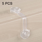 Children Drawer Anti-opening Cabinet Door Refrigerator Safety Lock, 10 PCS/Pack, Pair Lock 10 PCS/Pack, 5 PCS/Pack, Pair Lock 5 PCS/Pack, 5 PCS Transparent +5 Pair Lock