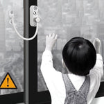 Children High-rise Anti-fall Safety Lock Window Push Limiter, Color:, White, Black, White (Thick), Black (Thick), White (Special Thick), Black (Special Thick), White (Enhanced), Black (Enhanced), White (High Standard), Black (High Standard)