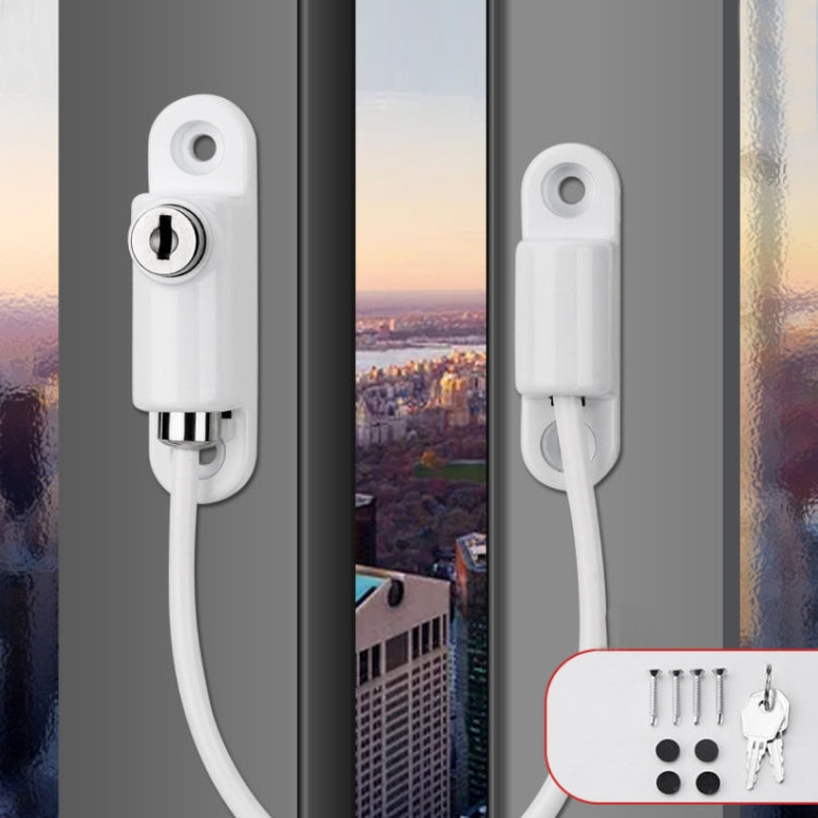 Children High-rise Anti-fall Safety Lock Window Push Limiter, Color:, White, Black, White (Thick), Black (Thick), White (Special Thick), Black (Special Thick), White (Enhanced), Black (Enhanced), White (High Standard), Black (High Standard)