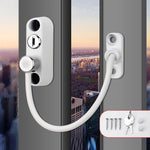 Children High-rise Anti-fall Safety Lock Window Push Limiter, Color:, White, Black, White (Thick), Black (Thick), White (Special Thick), Black (Special Thick), White (Enhanced), Black (Enhanced), White (High Standard), Black (High Standard)