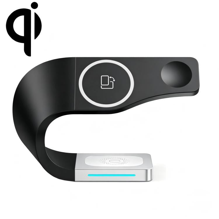 شاحن لاسلكي 4 في 1 LFX-178 للهواتف الذكية و iWatch و AirPods، LFX-178