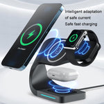 شاحن لاسلكي 4 في 1 LFX-178 للهواتف الذكية و iWatch و AirPods، LFX-178