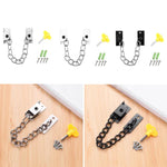 Punching Installation Protection Stainless Steel Window Limit Lock, B Type Silver, B Type White, B Type Black, A Type Silver, A Type Black