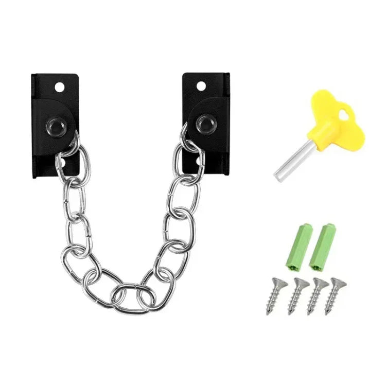 Punching Installation Protection Stainless Steel Window Limit Lock, B Type Silver, B Type White, B Type Black, A Type Silver, A Type Black