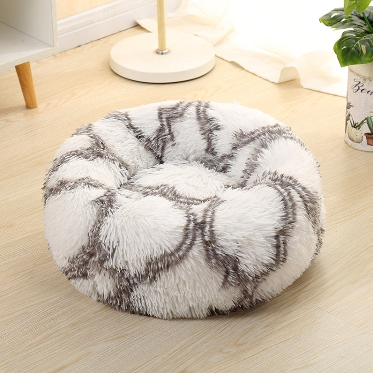 Long-haired Round Pet Kennel Warm Pet Bed, 40cm, 50cm, 60cm