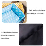 Cartoon Pet Kennel Square Cushion For Small And Medium Pet, S, M, L