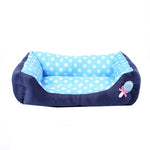 Cartoon Pet Kennel Square Cushion For Small And Medium Pet, S, M, L