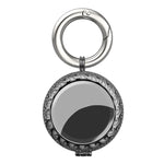 Anti-Lost Plating Keychain Locator Tracker Protective Cover For AirTag 2nd Gen / AirTag 1st Gen, Black Gold, White Gold, Rose Gold, Gold