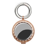 Anti-Lost Plating Keychain Locator Tracker Protective Cover For AirTag 2nd Gen / AirTag 1st Gen, Black Gold, White Gold, Rose Gold, Gold