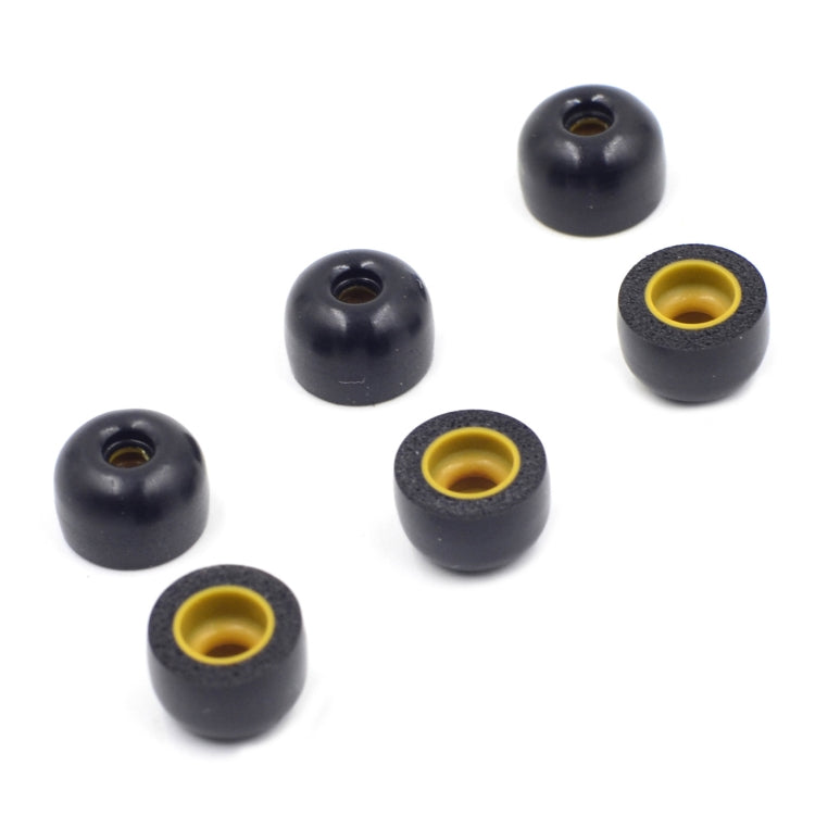 6 PCS Memory Foam Earplugs For TWS Jabra Elite 65T Sony WF-1000XM3 Real Wireless Headset, Large, Medium, Small