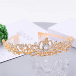 G2888 Crystal Diamond Wedding Party Braided Hair Crown Show Headband, Silver White, Silver, Gold, Rose Gold, AB Colorful, White+Pink, Pink, Blue, No Comb Rose Gold, No Comb Gold, Colorful Opal, Colorful, Purple Red Diamond, Light Purple, Light Green   ...