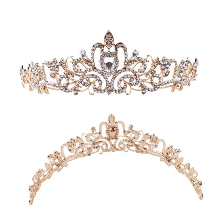 G2888 Crystal Diamond Wedding Party Braided Hair Crown Show Headband, Silver White, Silver, Gold, Rose Gold, AB Colorful, White+Pink, Pink, Blue, No Comb Rose Gold, No Comb Gold, Colorful Opal, Colorful, Purple Red Diamond, Light Purple, Light Green   ...