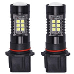 1pair Automotive High-Power LED White Light Fog Lamp, P13W