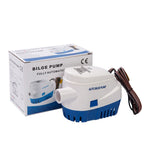 Automatic Bilge Pump Submersible Water Electric Pump For Yacht Marine Boat, 1100GPH-12V Blue, 1100GPH-24V Blue, 750GPH-12V Blue, 750GPH-24V Blue, 600GPH-12V Blue, 600GPH-24V Blue