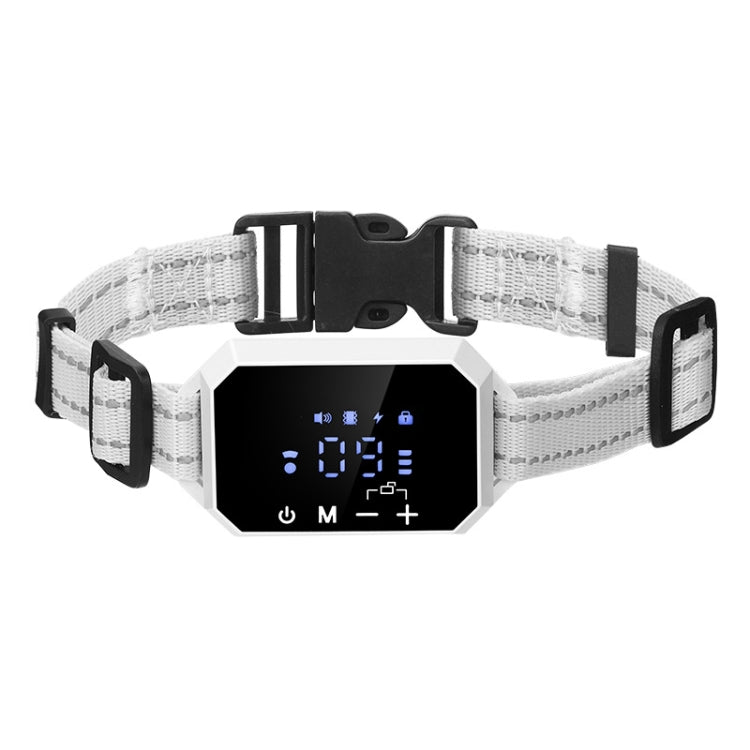 Dog Trainer Electronic Fence Smart GPS Wireless Bark Stop, White, Black