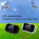Dog Trainer Electronic Fence Smart GPS Wireless Bark Stop, White, Black