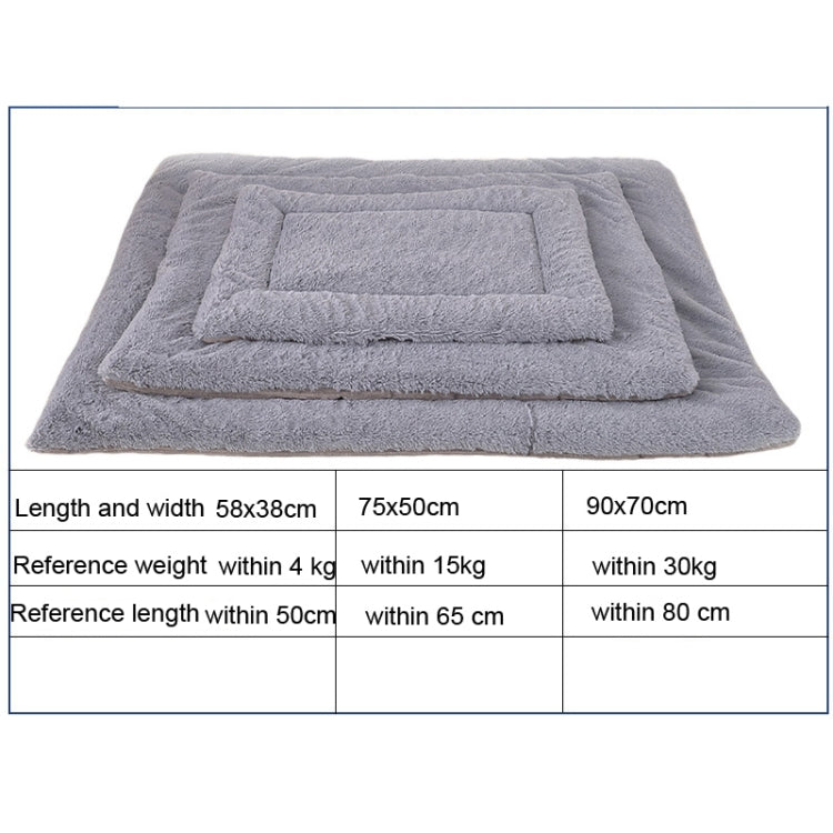 Double Sided Pet Mat Four Seasons Warm Dog Blanket,Size:, S, M, L