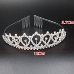WM-02 Crystal Diamond Birthday Party Wedding Updo Crown, Color: Gold Queen Set1, Silver, Gold Queen, AB Silver Queen, Silver Queen, Rose Gold Queen, Golden Queen, Silver Girl, AB Gold Girl, Gold Girl, Rose Gold Girl, Rose Gold 21, Gold 21              ...