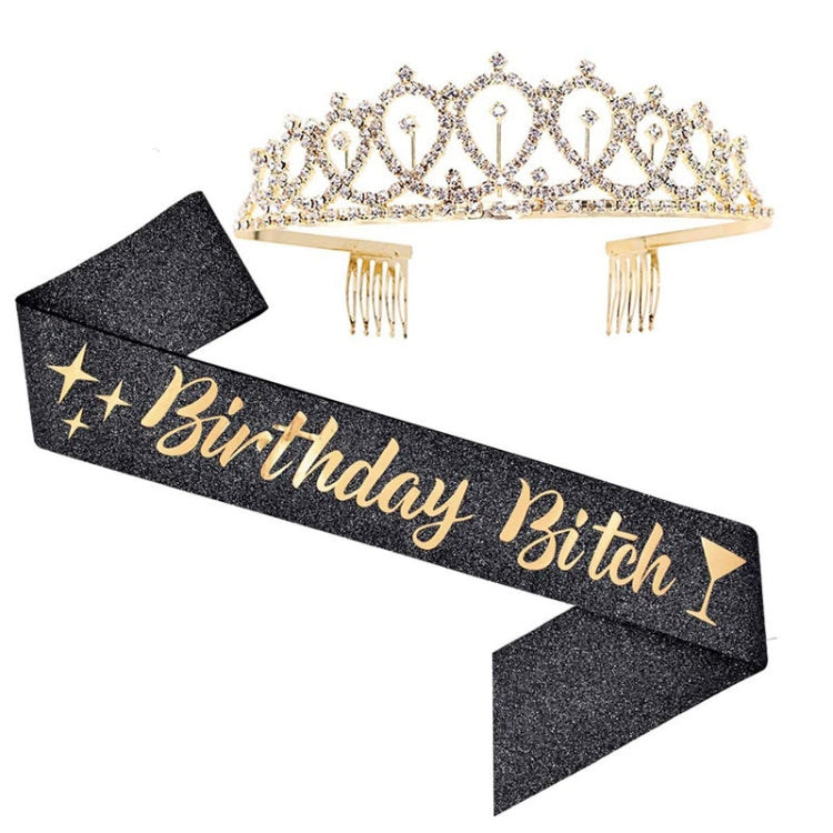 WM-02 Crystal Diamond Birthday Party Wedding Updo Crown, Color: Gold Queen Set1, Silver, Gold Queen, AB Silver Queen, Silver Queen, Rose Gold Queen, Golden Queen, Silver Girl, AB Gold Girl, Gold Girl, Rose Gold Girl, Rose Gold 21, Gold 21              ...