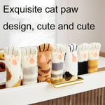 1 Set Double Knit Wear-Resisting Table Stool Leg Mute Protective Cover, Brown, Light Gray, Deep Gray, Black, Flower Brown, White, Light Coffee