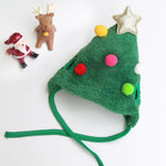 Pet Christmas Hat Saliva Festive Dressing Supplies, Bibs Red, Green Hat S, Green Hat L, White Hat S, Red Hat S, Red Hat L