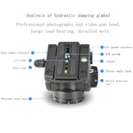 QingZhuangShiDai Q90 SLR Camera Tripod Shooting Bird Telephoto Damping Handle Gimbal, Q90