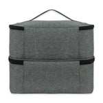 Nail Polish Storage Bag Portable Essential Oil Lipstick Organizer, Grey