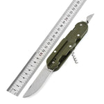 Outdoor Camping Tableware Stainless Steel Folding Knife Fork and Spoon Combination Tableware