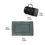 Tapis de couchage pliable pour animaux de compagnie, en tissu Oxford 600D imperméable, idéal pour le camping en extérieur.