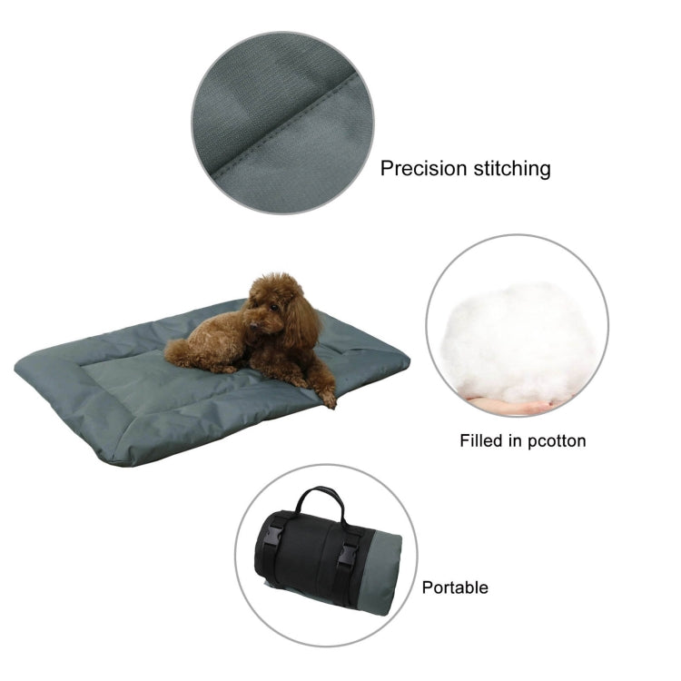 Tapis de couchage pliable pour animaux de compagnie, en tissu Oxford 600D imperméable, idéal pour le camping en extérieur.