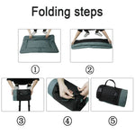 Tapis de couchage pliable pour animaux de compagnie, en tissu Oxford 600D imperméable, idéal pour le camping en extérieur.