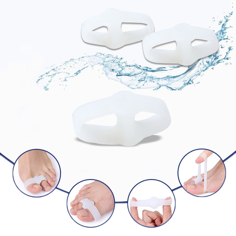 Double Ring Toe Separator Foot Care, 5 Pairs Double Ring