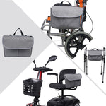 MTP-682 Hanging Wheelchair Storage Bag Rehabilitation Walking Bike Storage Bag, MTP-682 Black