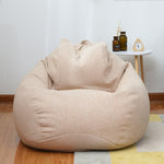 Lazy Sofa Bean Bag Chair Fabric Cover, Large