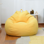 Lazy Sofa Bean Bag Chair Fabric Cover, Large
